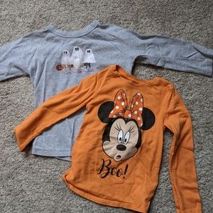 Minnie and Ghost Girls Halloween Shirts